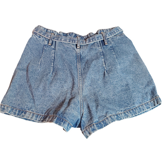 Abercrombie & Fitch Natural Rise Short Women's Size 29 / 8 Button Fly with Belt - Picture 9 of 15